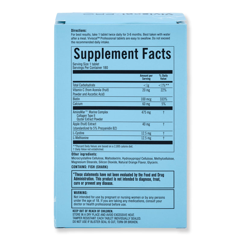 Viviscal Professional Strength Hair Growth Supplement 180 Tablets